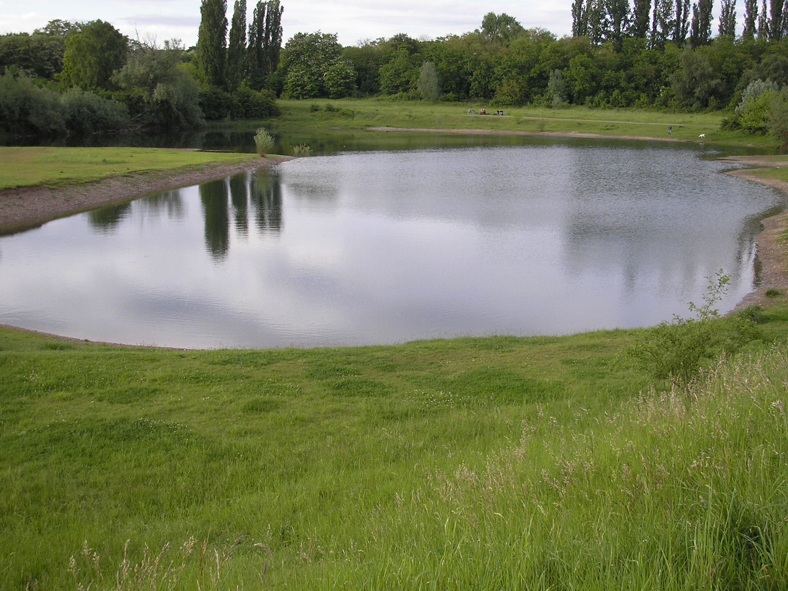 See in der Westhovener Aue. Teil des früheren Pionierübungsgeländes.