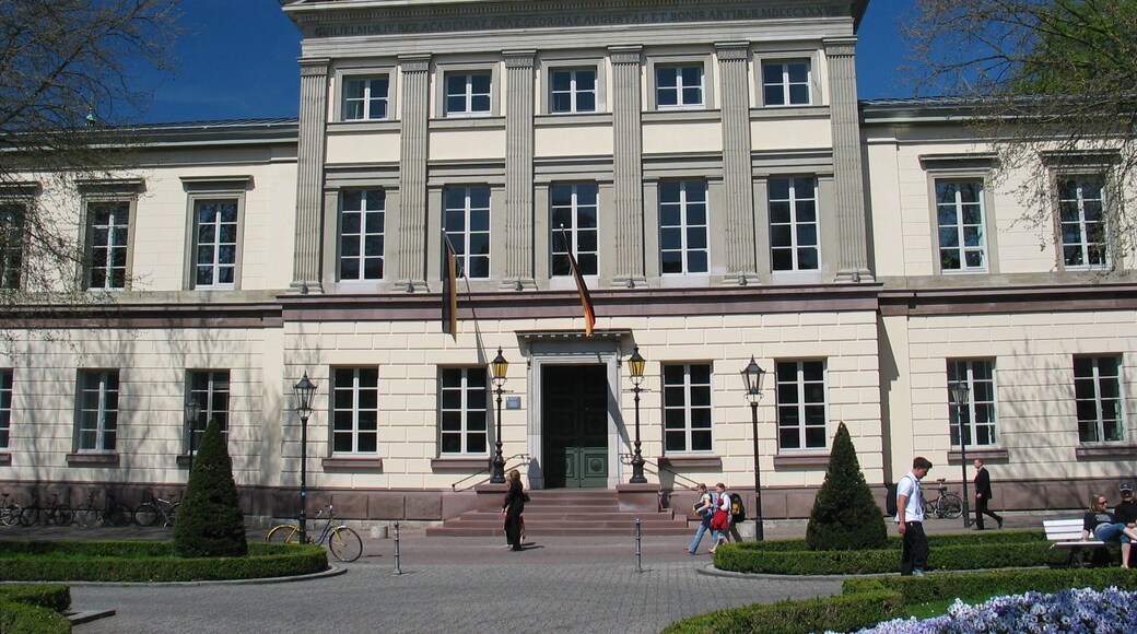 Great Hall (Aula) of Göttingen University, Wilhelmsplatz, Göttingen, Germany.