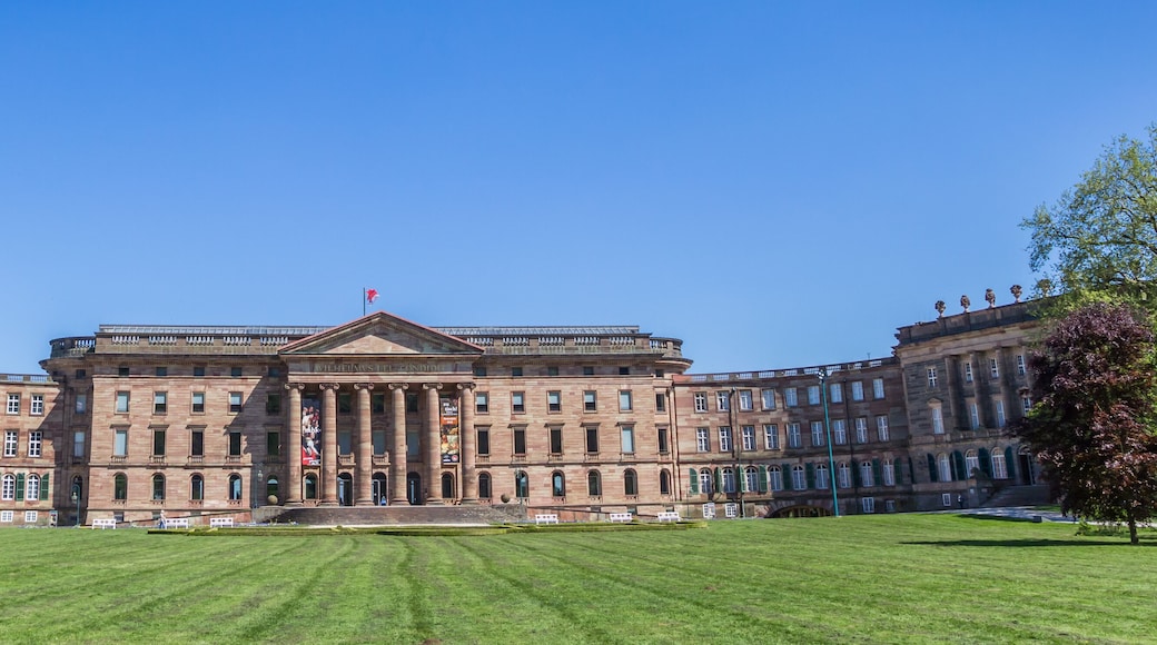 Panorama of the Wilhelmshohe castle in Kassel, Germany