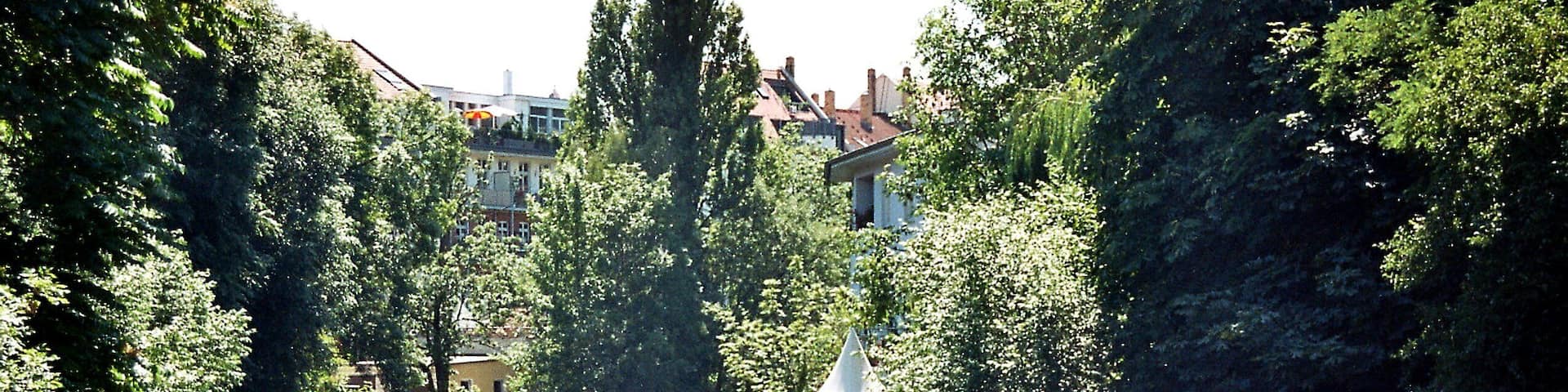 Leipzig, view from the Könneritz bridge to southwest