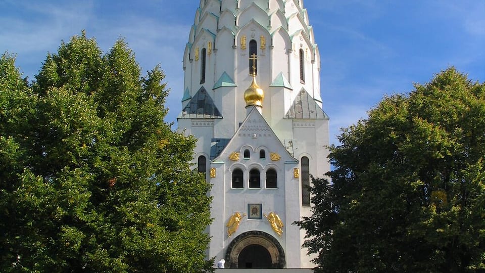 Russian Orthodox Church in Leipzig. Architect: Vladimir Alexandrovich Pokrovsky (1871-1931)
