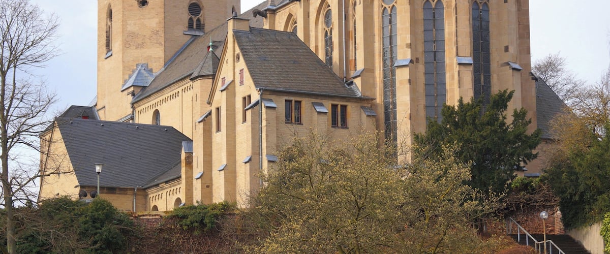 This is a photograph of an architectural monument. It is on the list of cultural monuments of Mönchengladbach, no. M 018