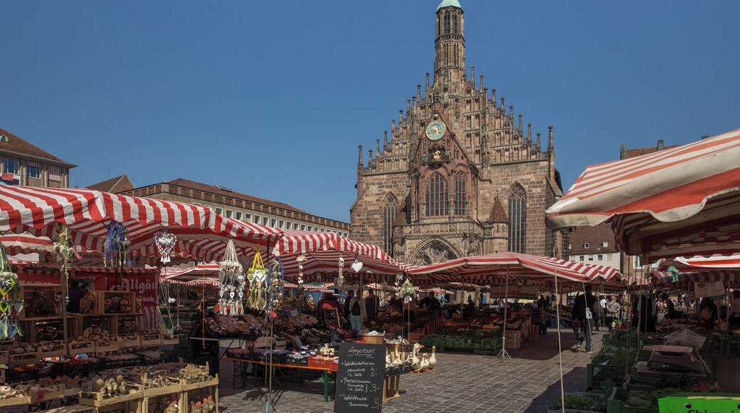 The primary market in Nuremberg.