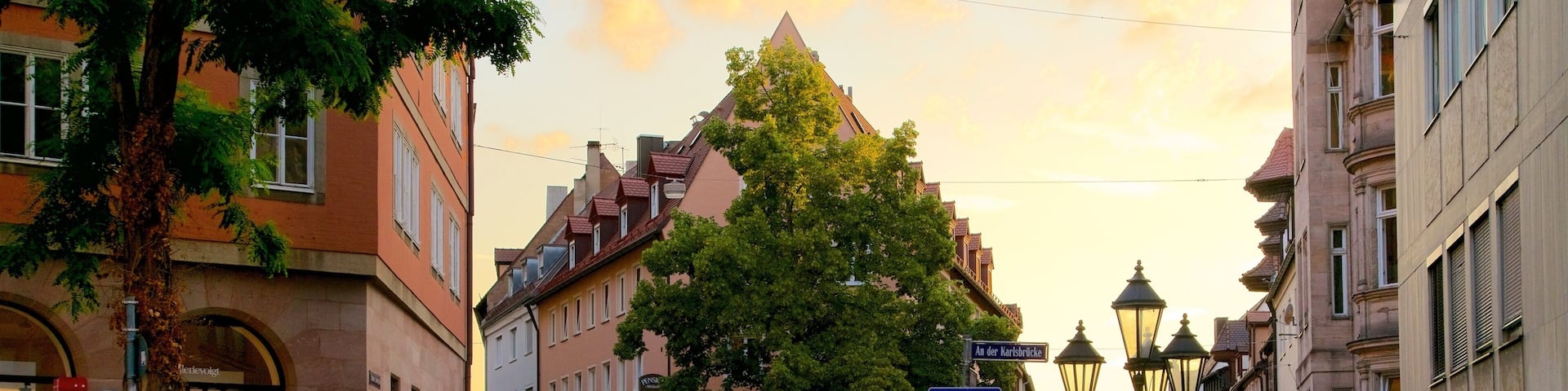 Nuremberg featuring a sunset and heritage elements