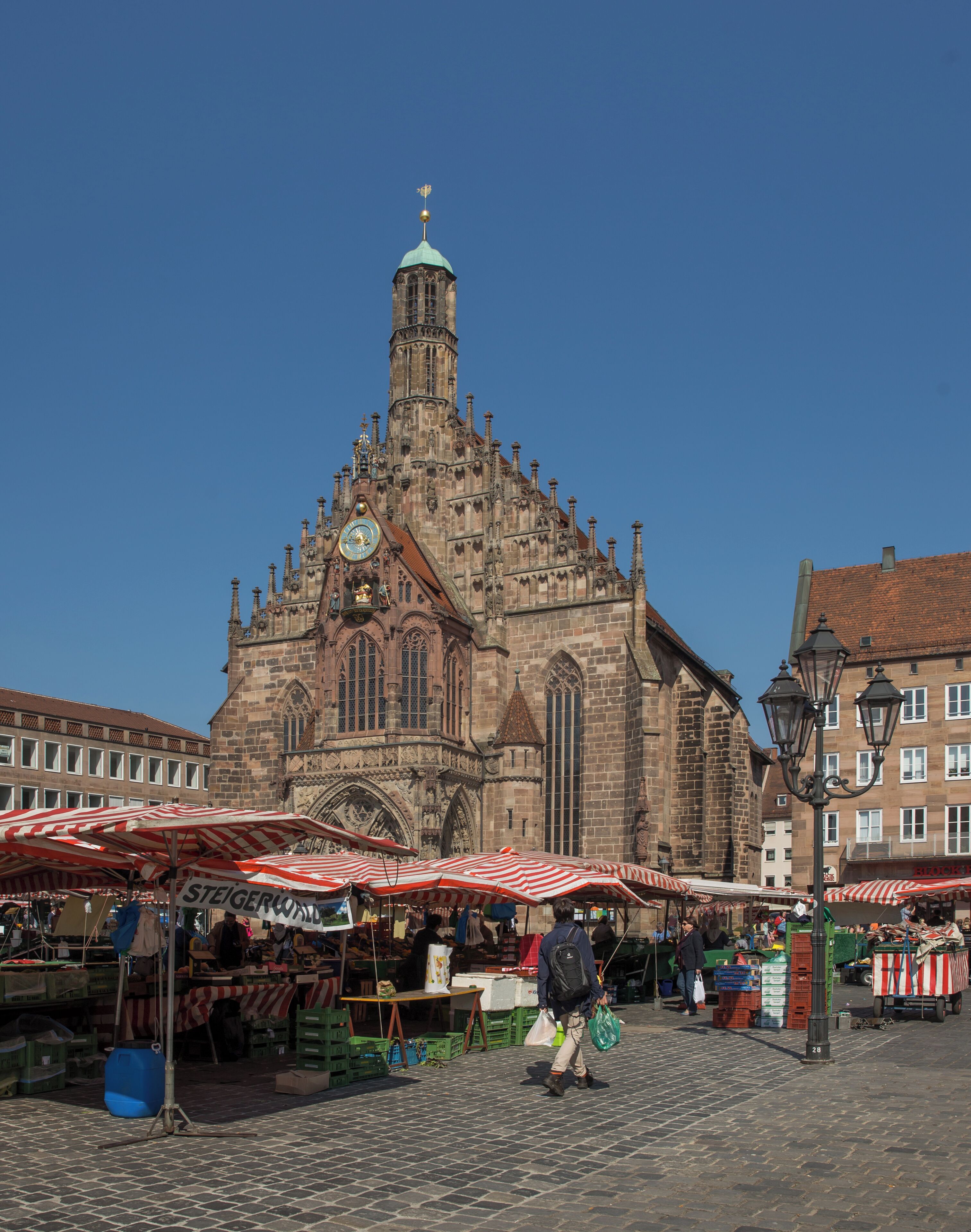 The primary market in Nuremberg.