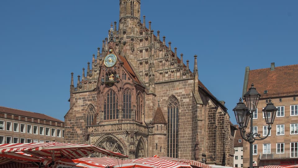 The primary market in Nuremberg.