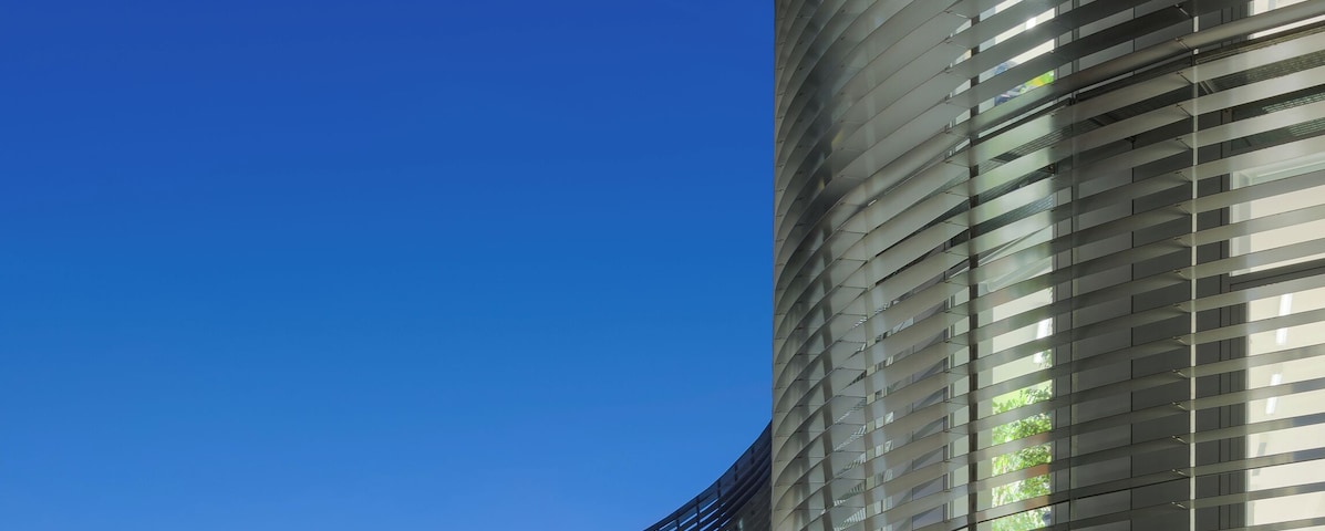 The astronautics centre Baden-Württemberg (RZBW), Pfaffenwaldring 29, on the campus of the University of Stuttgart, Stuttgart-Vaihingen, Germany.