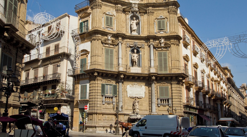 Quattro Canti, s. XVII, Castellammare, Palermo, Sicily, Italy
