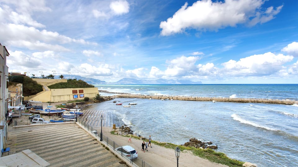 Sicilian Coastline in the morning. Deep blue sea; Shutterstock ID 341459549