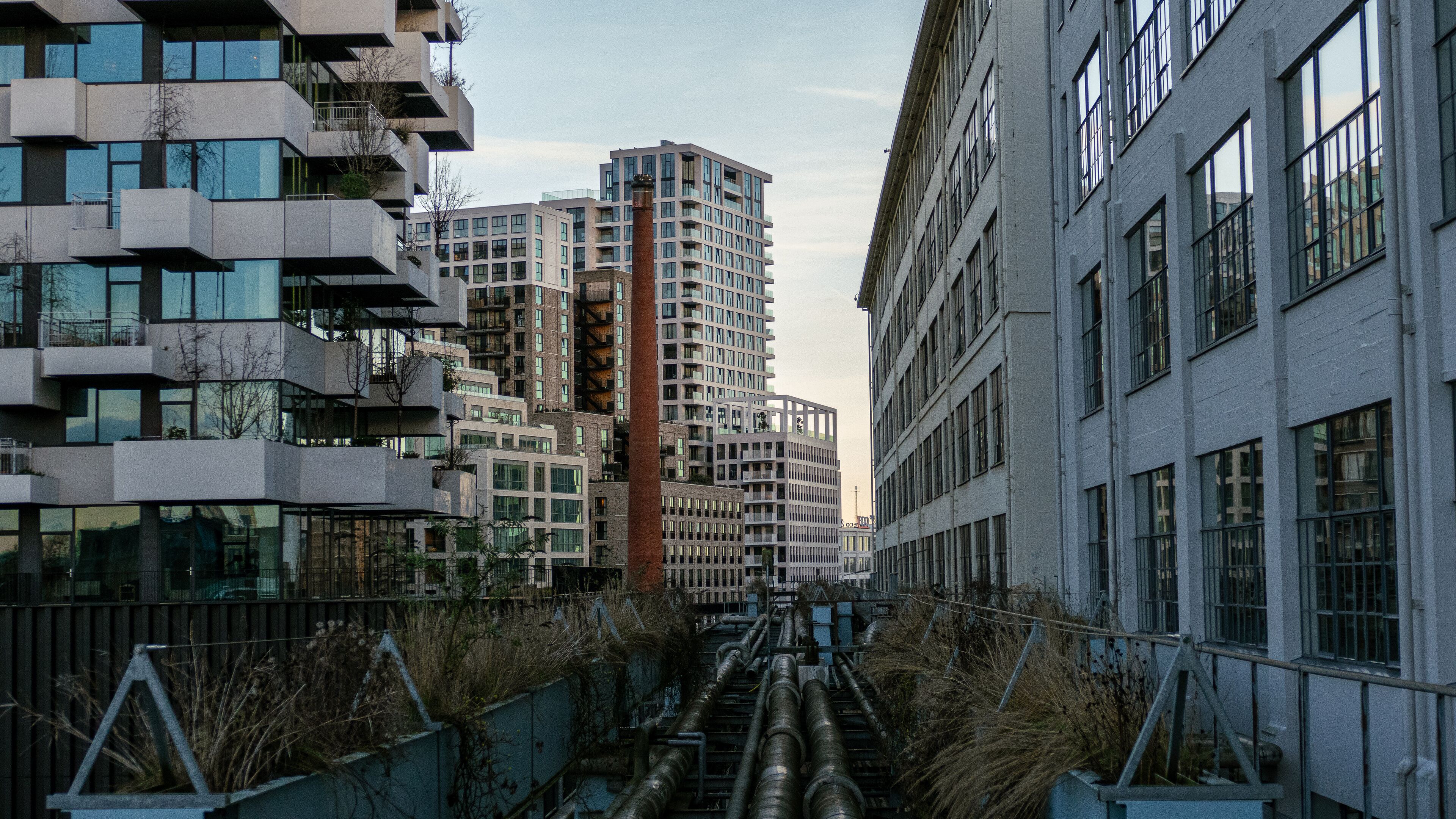 Modernes Viertel in Eindhoven Strijp-S