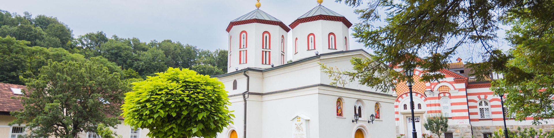 The Rakovica Monastery, Serbian Orthodox Church, dedicated to the archangels Michael and Gabriel. Belgrade, Serbia.