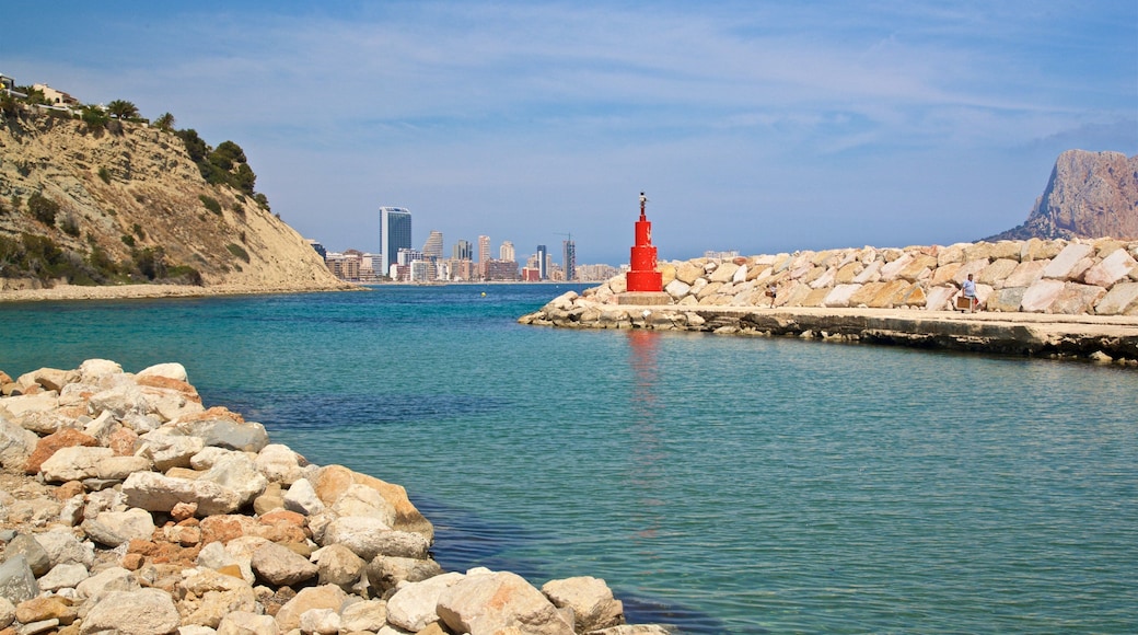 Puerto Blanco Beach which includes general coastal views
