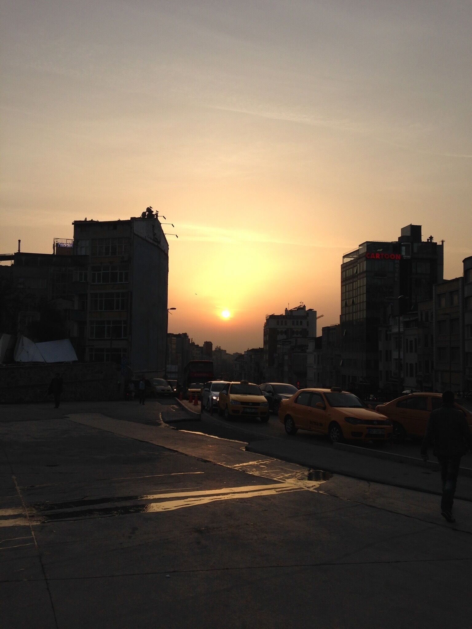 Sunset on Taksim 