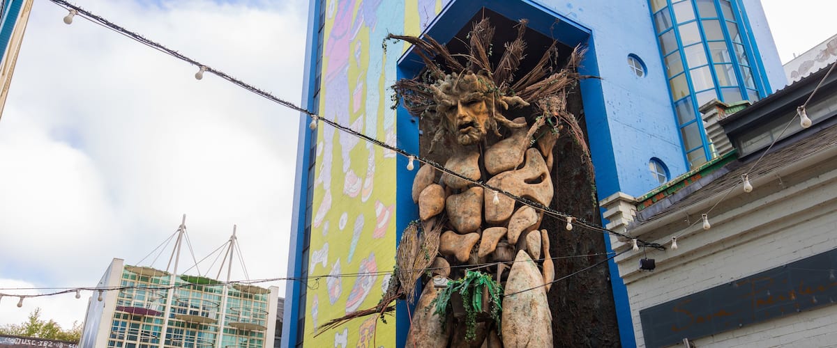 Digbeth which includes outdoor art