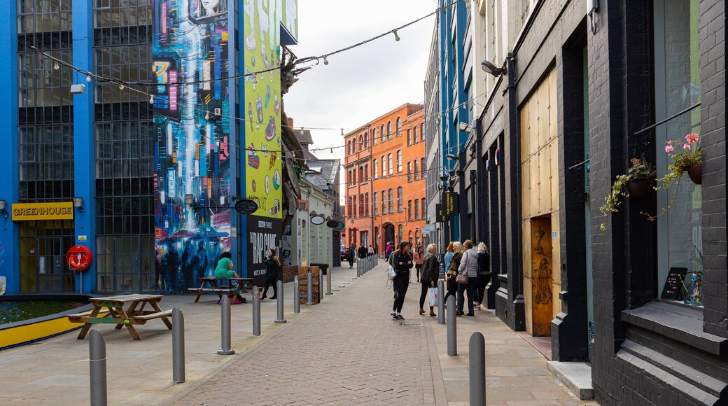 Digbeth featuring a city and street scenes