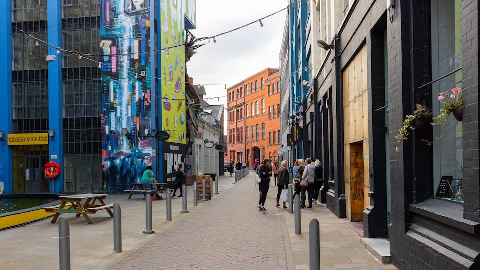 Digbeth featuring a city and street scenes