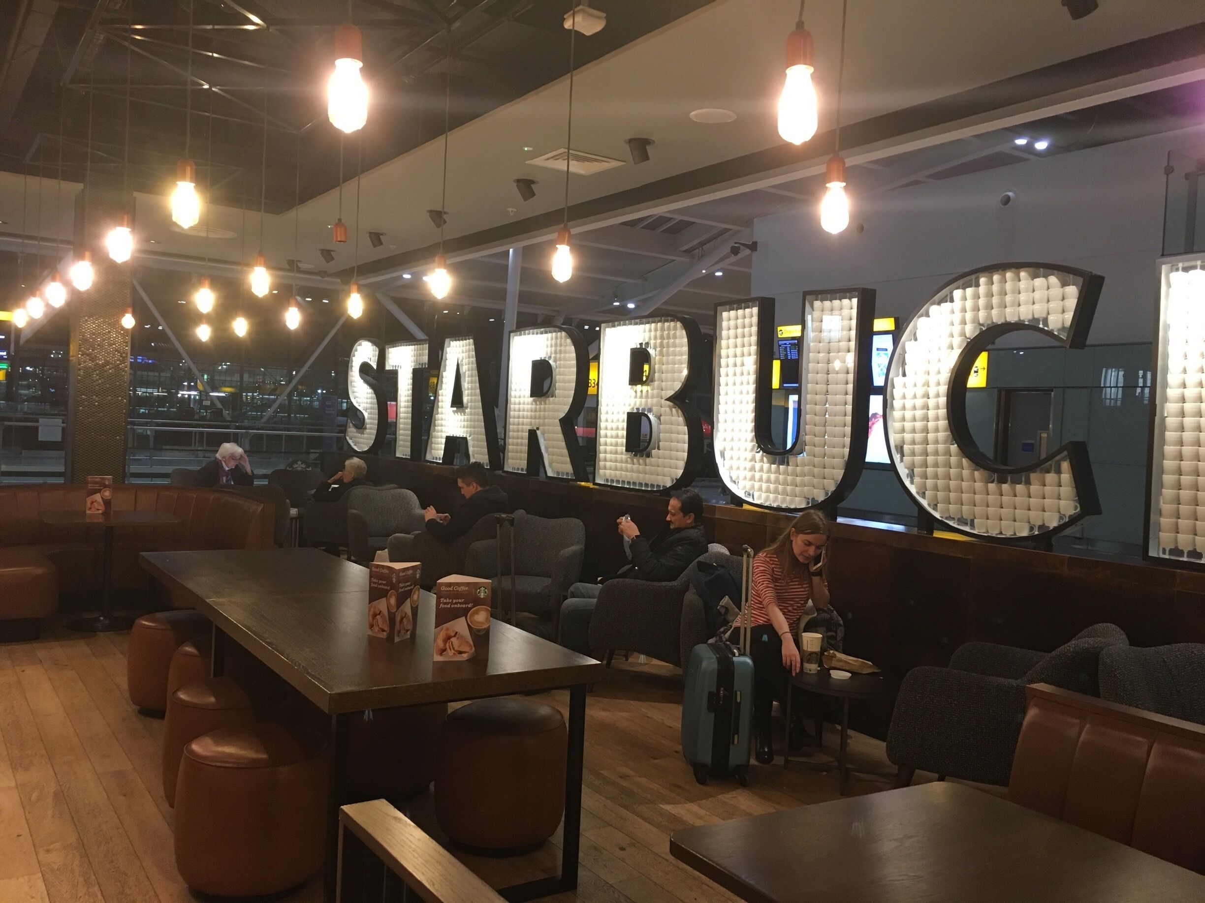 One of the most peaceful Starbucks Place. I love the way they have designed inside the Coffeehouse. A Rare kind!
London, United Kingdom!