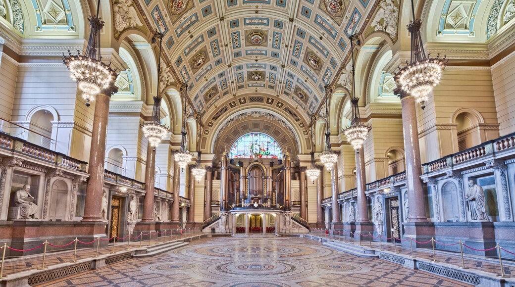 Here is an hdr photograph taken from St George's Hall during the annual Minton tile floor reveal. Located in Liverpool, Merseyside, England, UK.