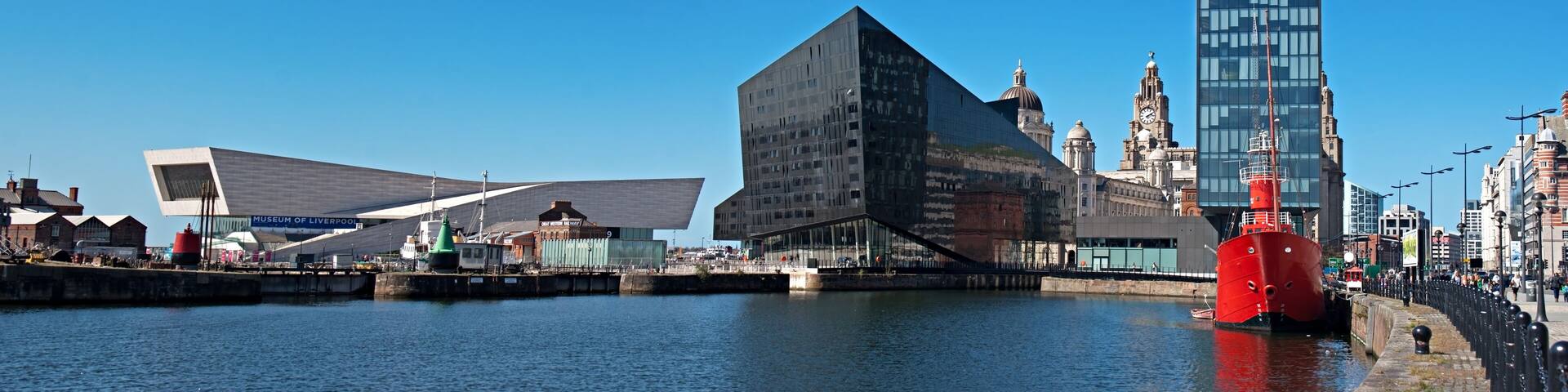 Panoramic View of Liverpool's historic waterfront