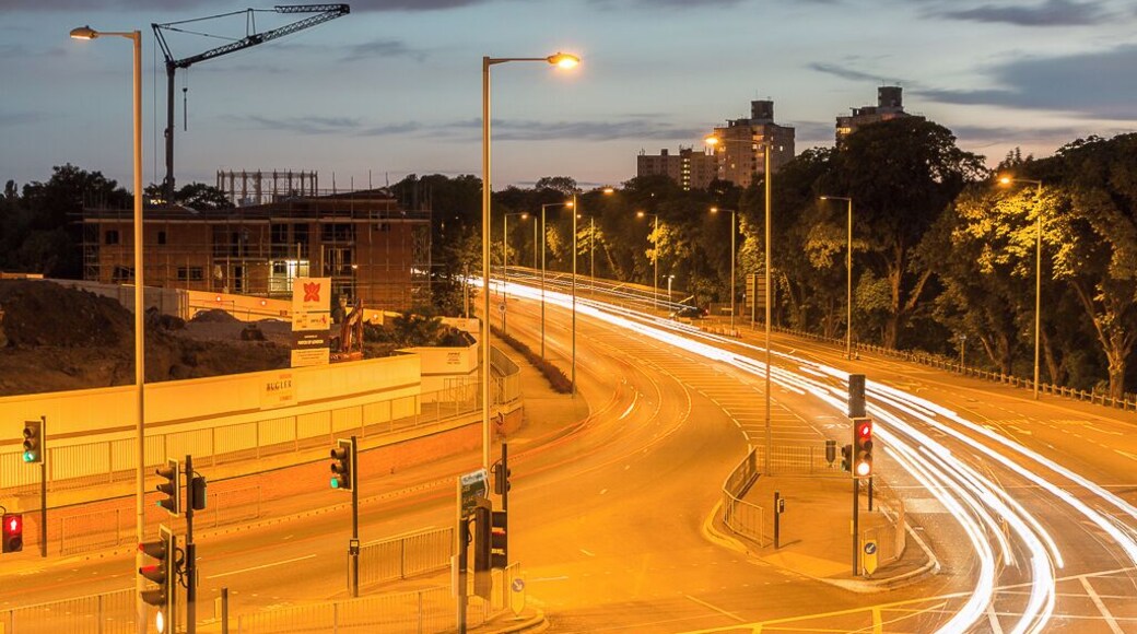 Junction of the A406 (North Circular Road) between Bounds Green and New Southgate, London
