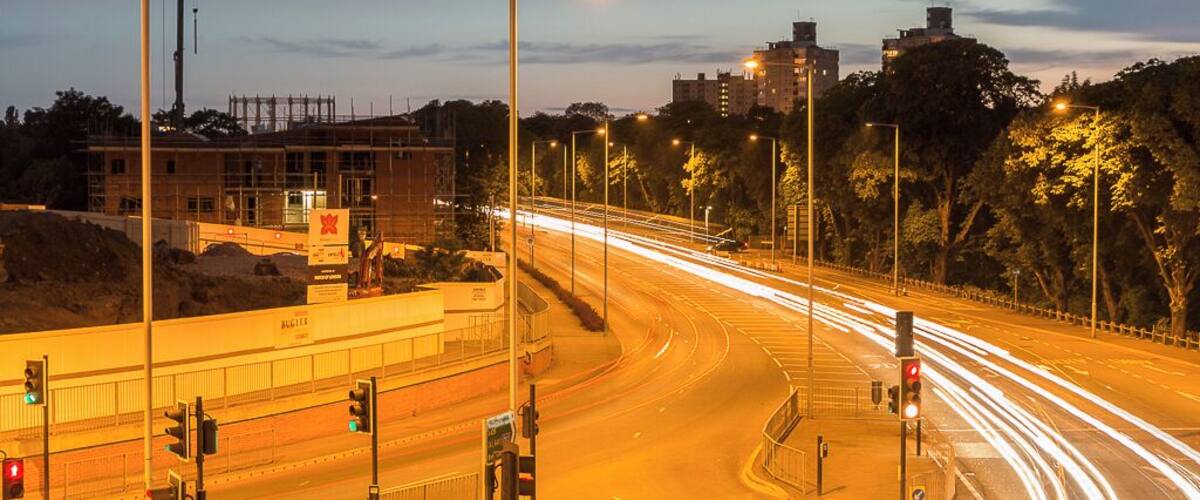 Junction of the A406 (North Circular Road) between Bounds Green and New Southgate, London