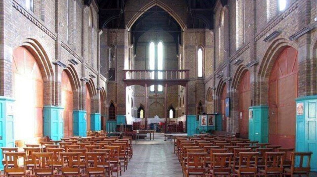 St Mary w St John's Church, Dyson's Road, London N18 - East end