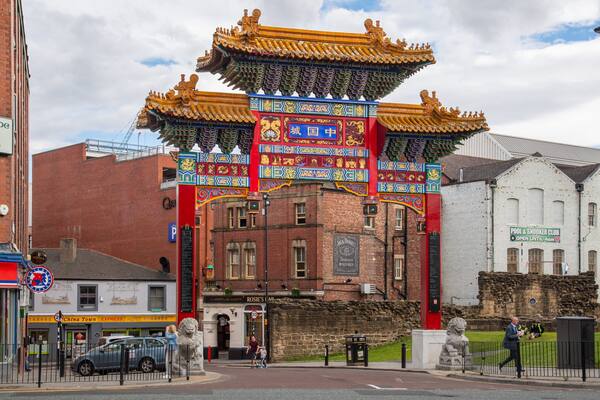 Chinatown featuring heritage elements