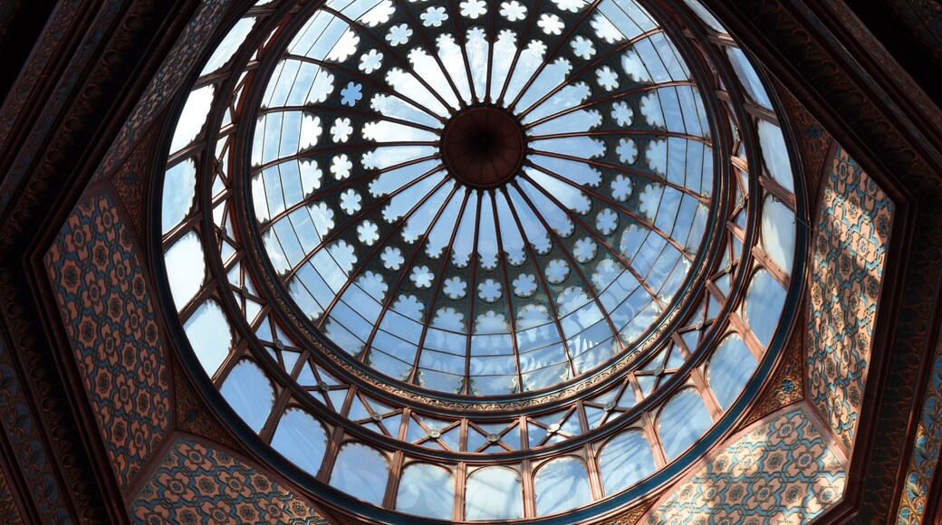 Interior dome of the Kiosco Morisco de Santa Maria la Ribera, Mexico City