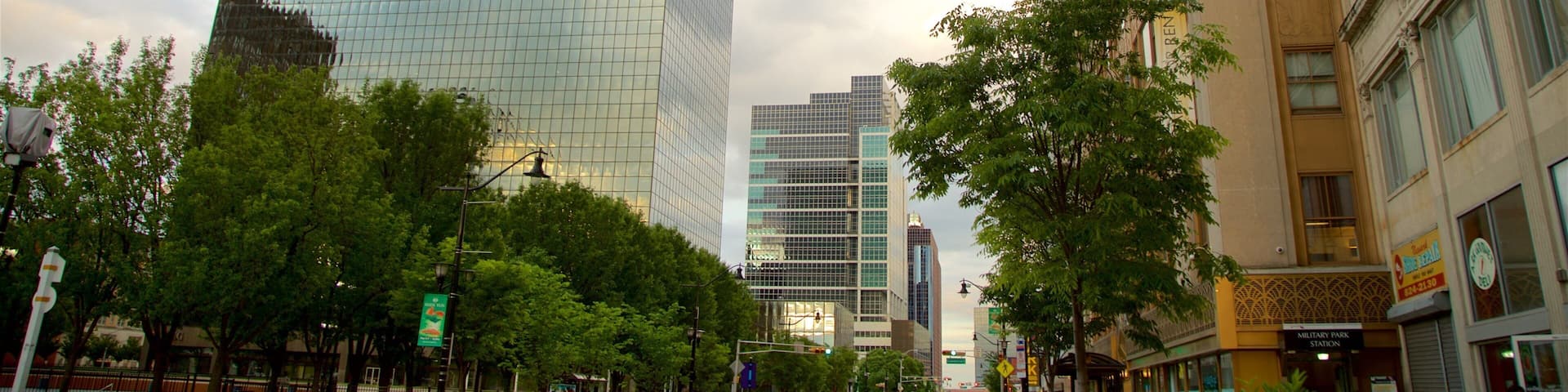 ダウンタウン ニューアーク 表示 都市 と 高層ビル