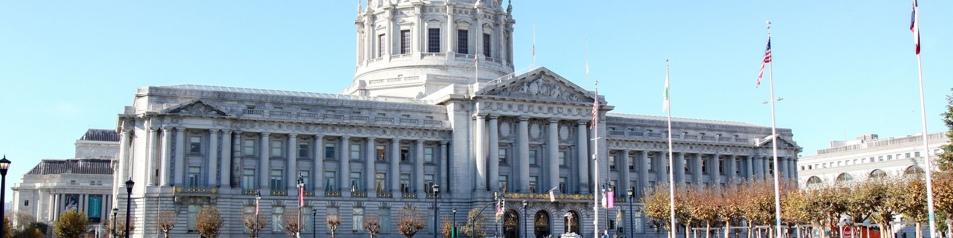 California,USA-December 13,2018 :San Francisco city hall is big and famous in California,USA.