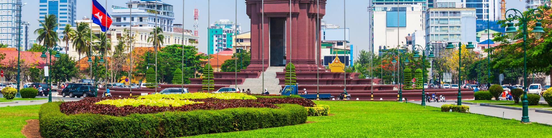 The Independence Monument or Vimean Ekareach in Phnom Penh city, capital of Cambodia, Shutterstock ID 1151568635, Purchase Order: SP-1981, Order Number: SP-1981 Go Guide image research Philippines/Cam