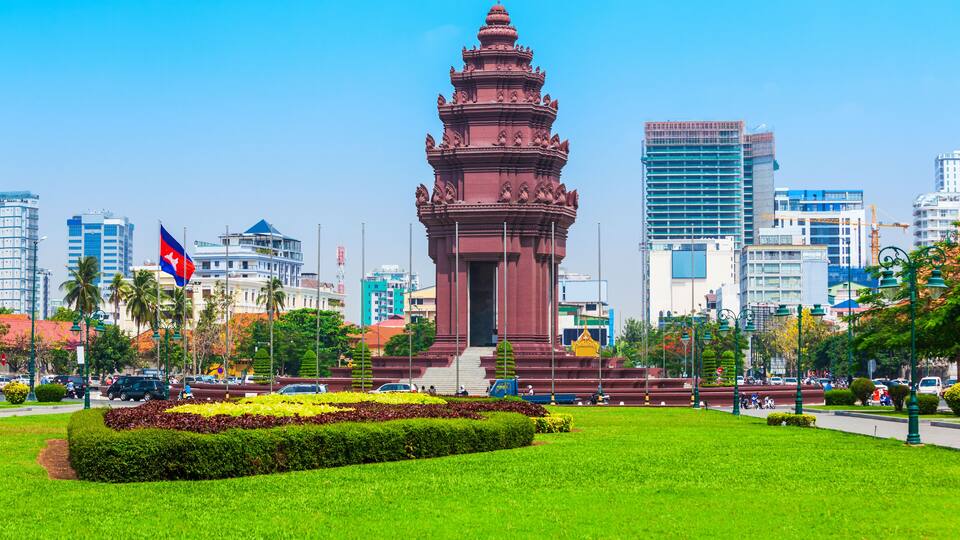 The Independence Monument or Vimean Ekareach in Phnom Penh city, capital of Cambodia, Shutterstock ID 1151568635, Purchase Order: SP-1981, Order Number: SP-1981 Go Guide image research Philippines/Cam