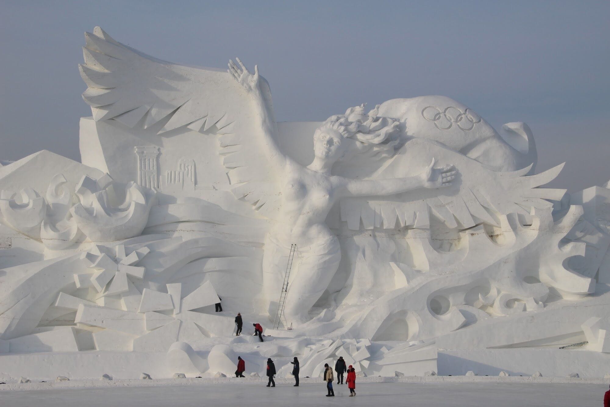 Incredible snow sculptures in Harbin
