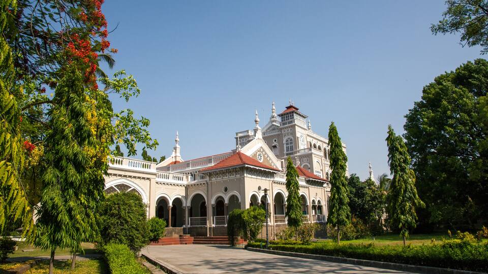 Aga Khan palace in Pune is one of the most popular tourist destinations.