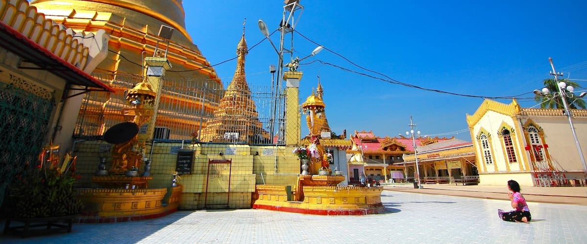 Botataung pagoda in Yangon, Myanmar