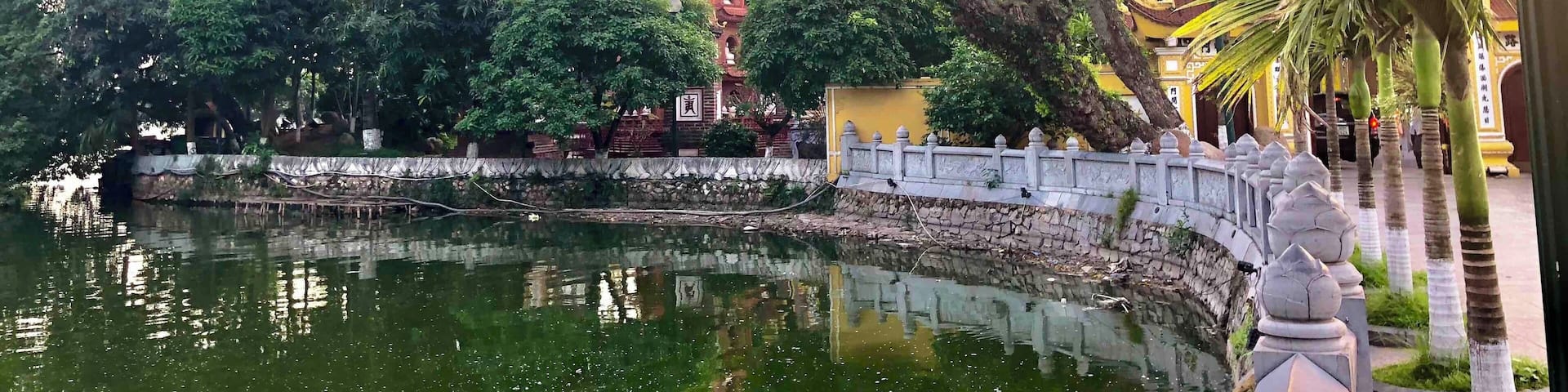 Beautiful pagoda in Hanoi... possible to walk but recommend to have a motorbike take you as it’s just outside of the main city area and easy to rent or hail someone to take you. Worth the views!