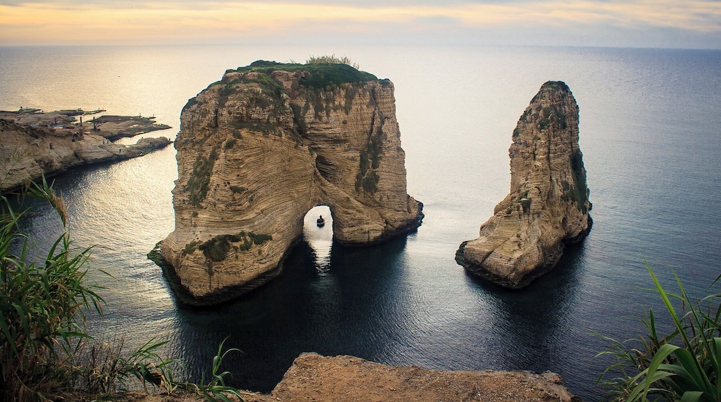 Pigeons' Rock (also known as the Rock of Raouché) is a natural monument off the westernmost tip of Beirut's Corniche, and is a popular attraction for those strolling along Avenue de Paris.
#Trovember