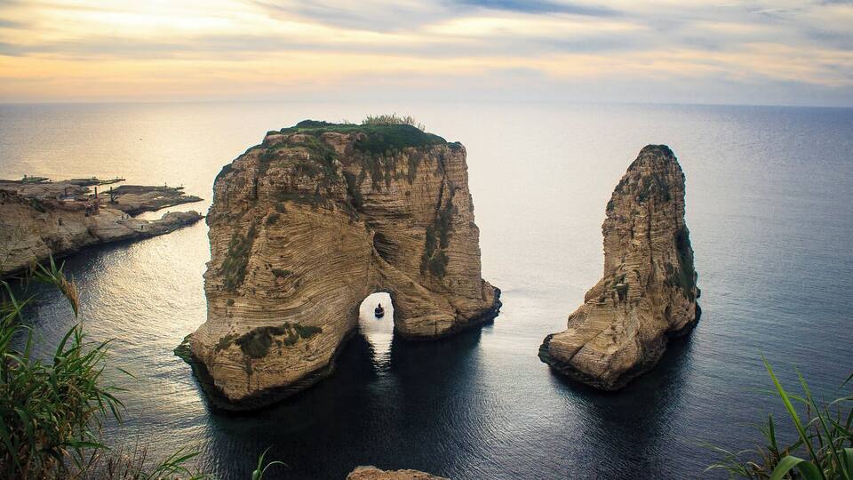 Pigeons' Rock (also known as the Rock of Raouché) is a natural monument off the westernmost tip of Beirut's Corniche, and is a popular attraction for those strolling along Avenue de Paris.
#Trovember