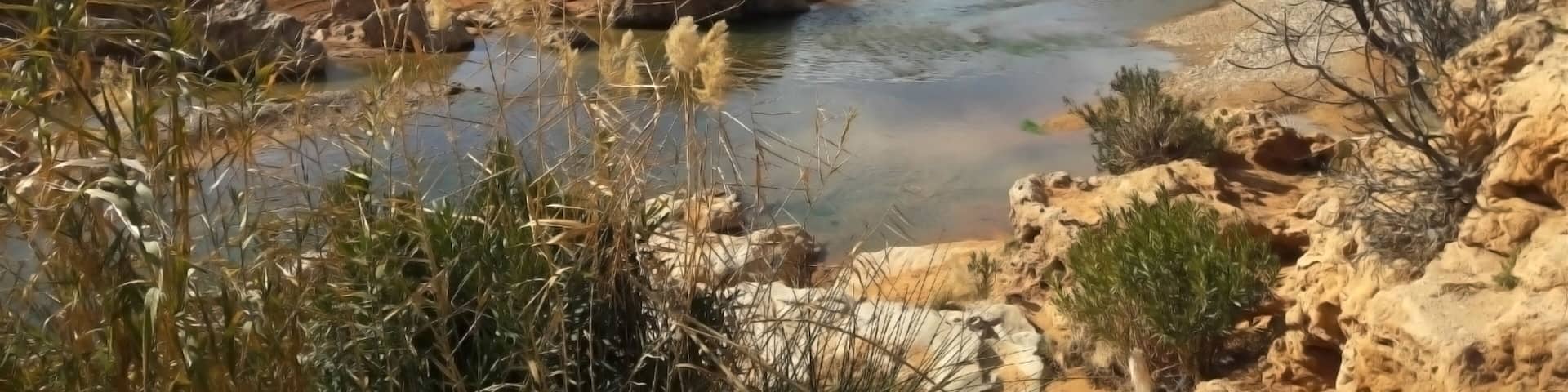 Landscapes of Gafayt in the outskirts of Jerada city in Morocco