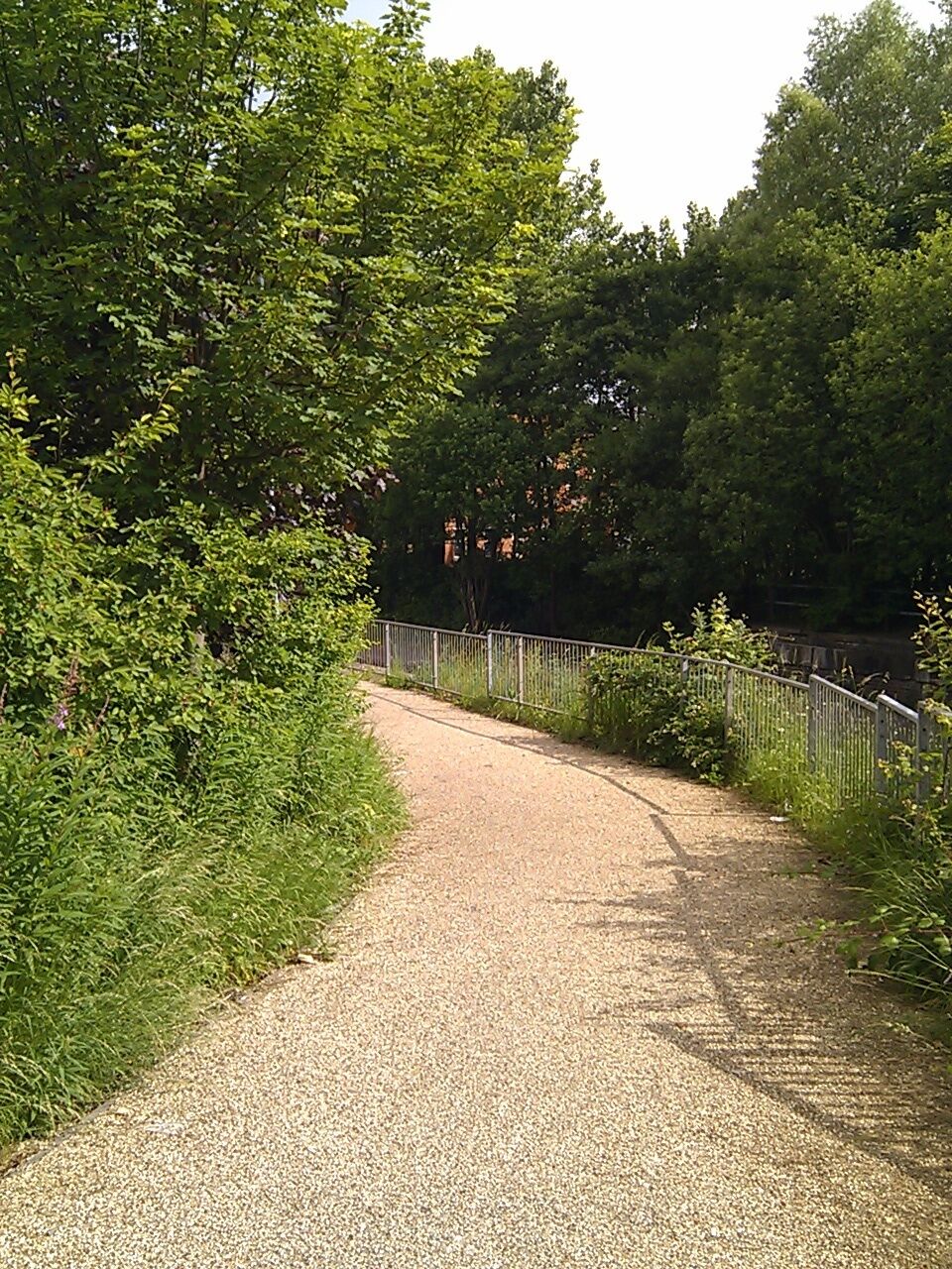Path parallell with the canal