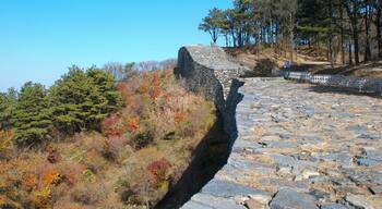 Photograph of Gyejok Fortress at the city of Daejeon, South Korea.