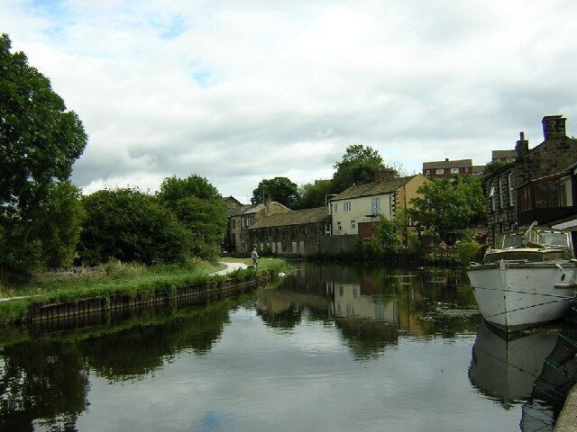 Rodley Bottom. The Leeds to Liverpool Canal passes through the Leeds suburb of Rodley