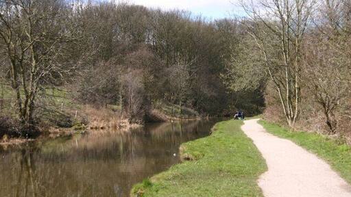 Leeds and Liverpool Canal Spring about to blossom near Rodley. A pleasant way to spend a few hours.