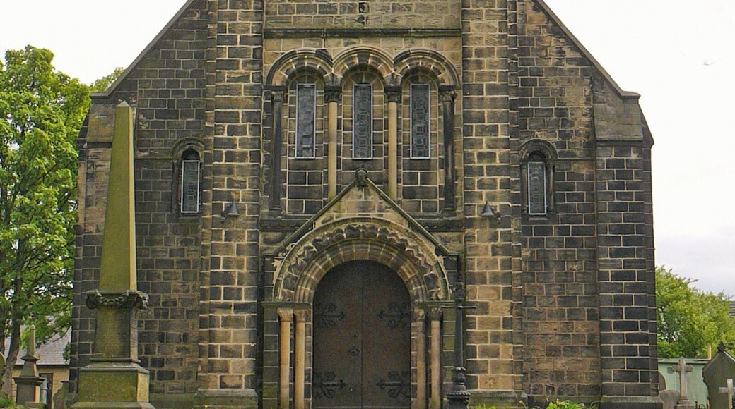 Parish church of St Thomas, Stanningley, West Yorkshire, seen from the west