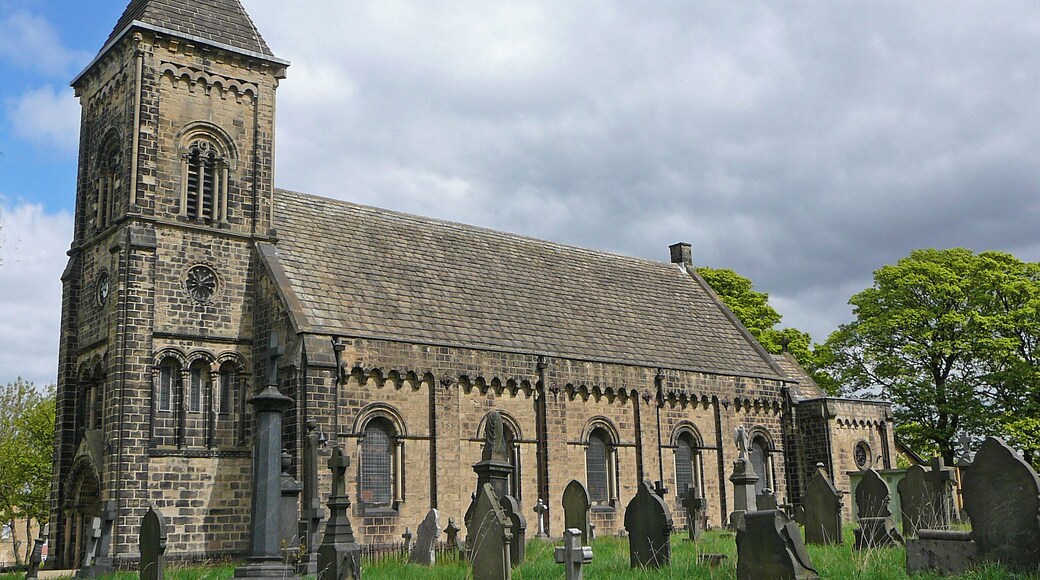 Parish church of St Thomas, Stanningley, West Yorkshire, seen from south-southwest