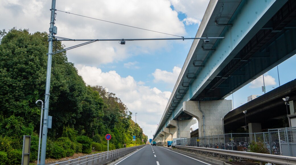 Yumenoshima which includes a bridge