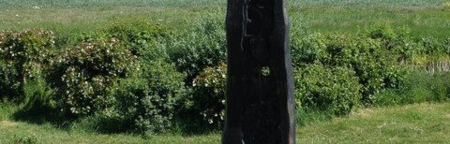 Mile Post near Stanground A National Cycle Network mile post on the cycle path that loops round the outskirts of Stanground village.