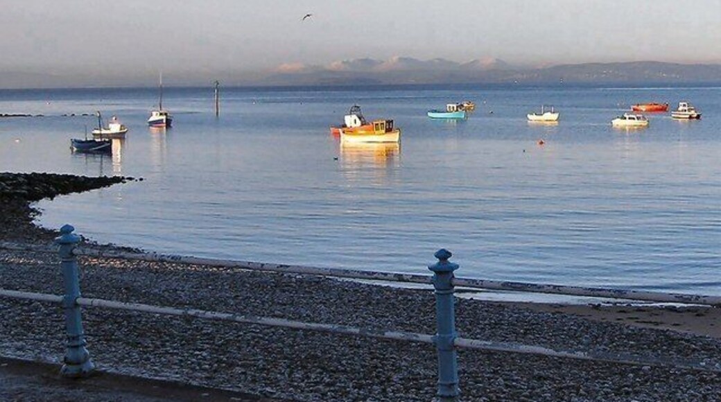 The Moorings The local boats sitting comfortably on their moorings at the close of another winter's day.