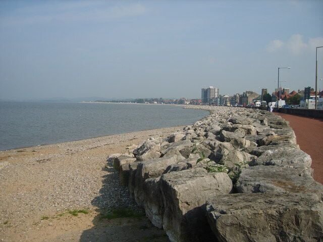 Sea Defences, Morecambe Near Broadway