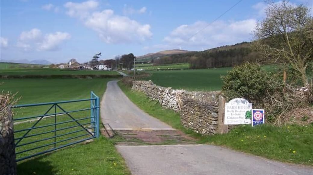 Low Hall Farm and Caravan site. Diversification on the farm has provided a lovely area for a caravan site.
